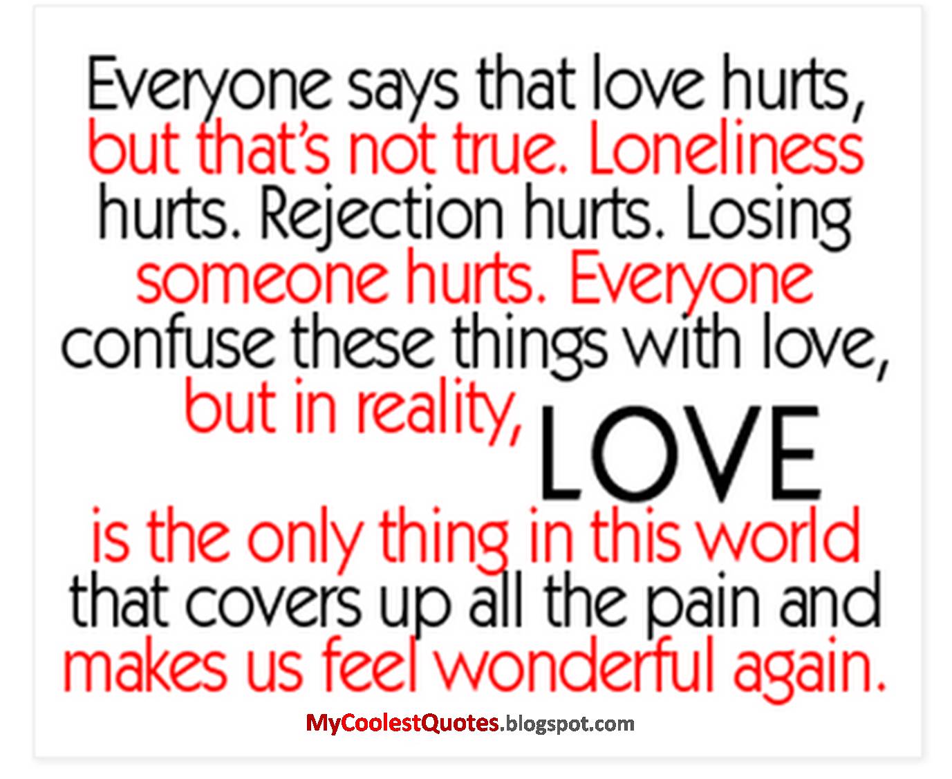 love hurt quotes | Famous Quotes of the Day